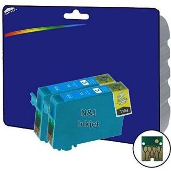 Tinta Cian XL Compatible Epson 2 unidades