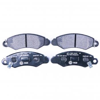 HELLA 8DB 355 017-011 Brake Pad Set, disc brake for SUBARU