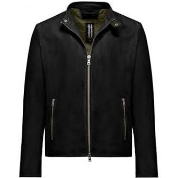 BOMBOOGIE Classic XL Black Leather Jacket