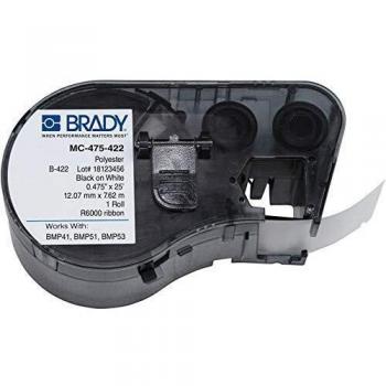 Etiquetas de poliéster Brady MC-475-422 12,07 mm x 7,62 m