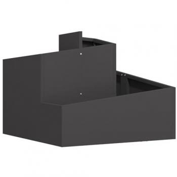 Macetero Polietileno Negro Mediano Vidaxl