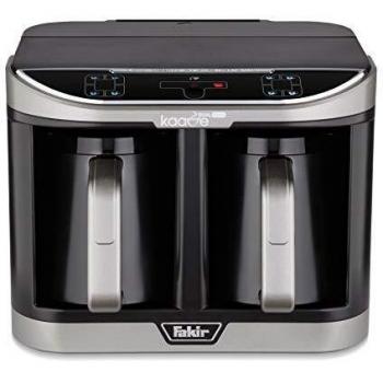 Dual‑Pro 9219003 Fakir Kaave Kaffeebereiter – elektrische Mokkamaschine in Anthrazit, 2,3 l Tank, One Touch, 735 W