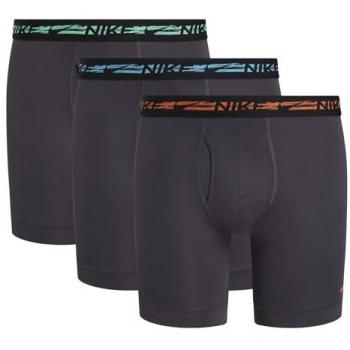 NIKE Underwear Boxer BOXER BRIEF 3PK (Packung, 3-St., 3er-Pack) mit Logo-Elastikbund