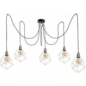 Taho Gold Cluster Ceiling Light – 5×E27