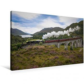 Holger John’s „Glenfinnan‑Viadukt“-Canvas im CALVENDO Premium-Format, Quergröße 90 × 60 cm