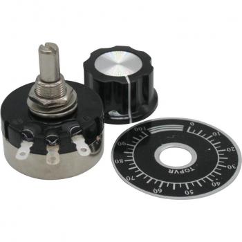 2pcs RV30YN20S B202 3W 2K Ohm Carbon Film Potentiometer with Knobs