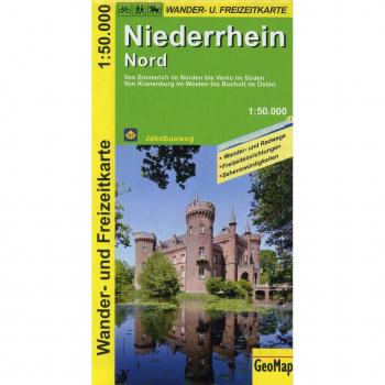 Niederrhein Nord Wander- und Freizeitkarte 1:50.000