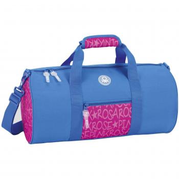 Borsetta Safta 50 cm Blu Rosa