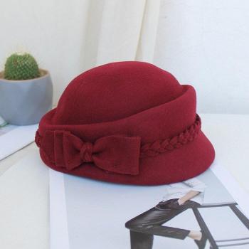 High-Grade Wool Retro Fedora Cap