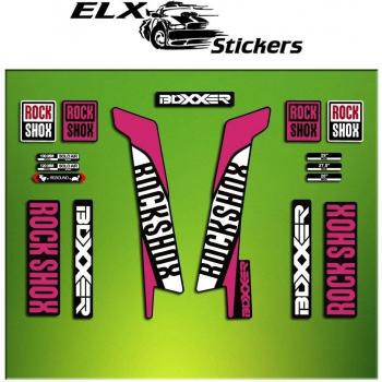 Stickers AUFKLEBER AUTOCOLLANT DECALS BICICLETA CYCLE MTB BIKE (ROSA/PINK 26 Y 27.5)