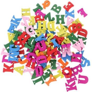 Alphabet Holzspielzeug für Kinder - 100 Teile