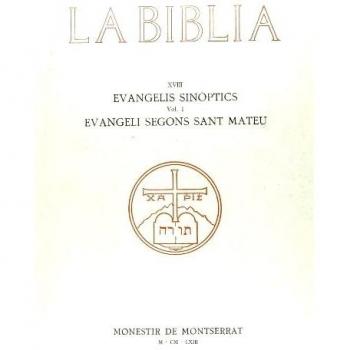La bíblia de montserrat, volum 18-i