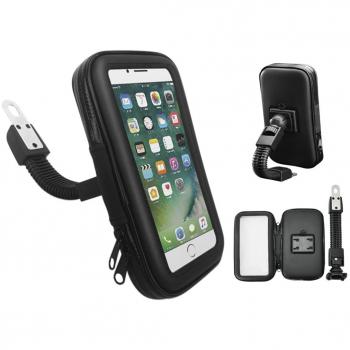 Wrcibo universal moto/ scooter/ eléctrico motocicleta espejo retrovisor soporte de teléfono - Gran tamano