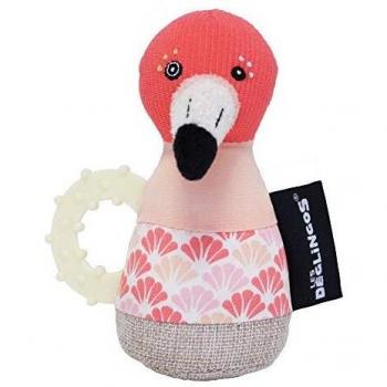 Teething Maracas Flamingo