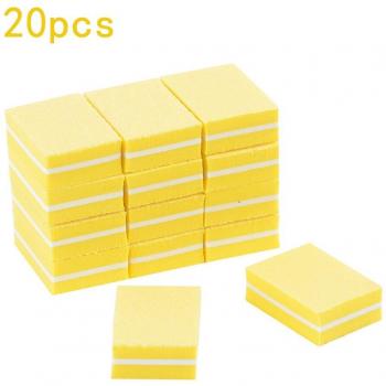 Mini Esponjas para Pulido de Uñas - 20 Piezas