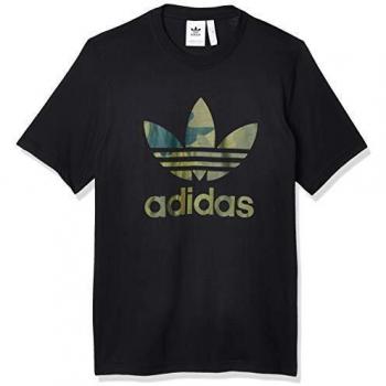 Adidas Camo INFILL Tee T-Shirt Homme, Black/Multicolor, FR (Taille Fabricant : S)