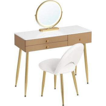 WOLTU MakeUp Studio: Postazione con Luci Regolabili e 3 Cassetti