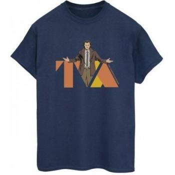 Marvel Damen Loki TVA Pose Baumwoll-T-Shirt