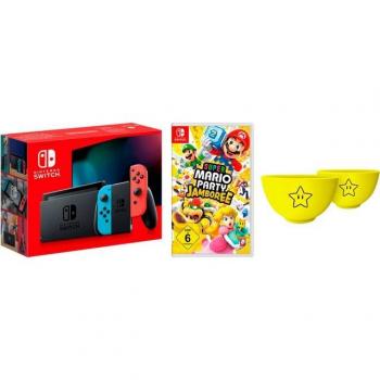 Nintendo Switch Bundle »Mario Party Jamboree« und Müslischalen