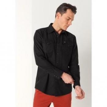 Tunique en jean noir à manches longues – Lois Jeans Homme M