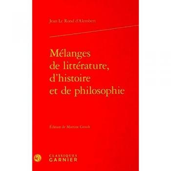 Mélanges de littérature, d'histoire et de philosophie