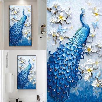 5D Peacock Rhinestone Art Kit