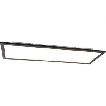 Pannello LED allungato nero 80 cm