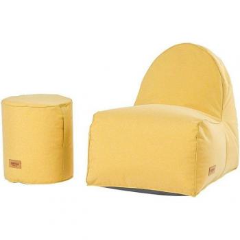 Sitzsack FLOW.U Rund Ø45cm H50cm, gelb