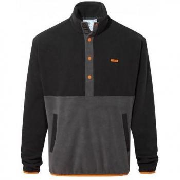 Camiseta Hombre Premium de Lana Horth Press Stud S Negra