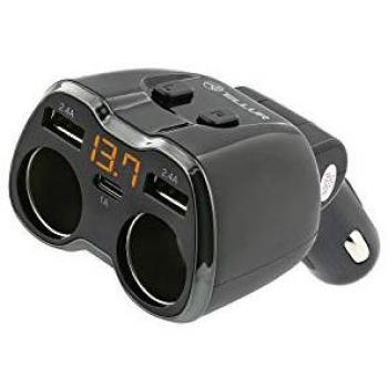 Sdoppiatore accendisigari Tellur con 2 prese e 2 USB