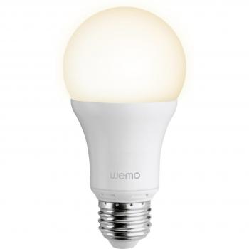 Belkin WEMO F7C033vfE27 - Bombilla WEMO Smart LED (domótica, A19, Edison 27)