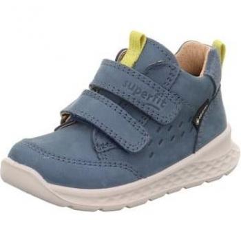 Superfit Breeze Scarpa bassa in pelle azzurro/giallo (media)