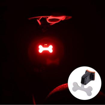Lampe cycliste rechargeable, feu arrière lumineux, 7 styles, avertisseur