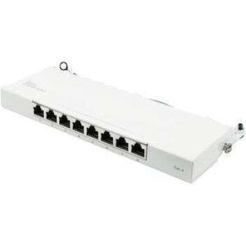 Good Connections Patch Panel Desktop Cat. 6 8-Port 0,5 HE STP reinweiß