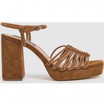 Sandali Pepe Jeans Lenny Life effetto pelle marrone EU 36