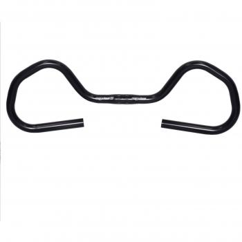 Ergotec Manubrio in Alluminio Nero Anodizzato per City Bike 25.4mm - Larghezza 565mm