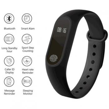 Smartwatch Fitness Bracciale Bluetooth con Cardiofrequenzimetro e Contapassi