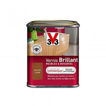 Vernis Brillant V33 pour Bois Acajou 0,25L