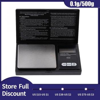 Báscula de bolsillo de acero inoxidable 0,01g