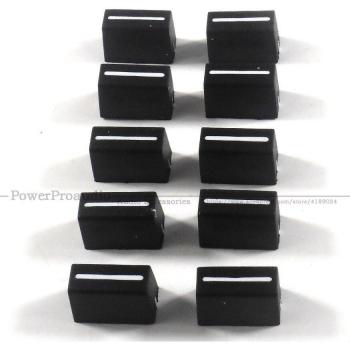 10pcs Black Crossfader Knob Caps for RANE 56 57 61 62 64 68