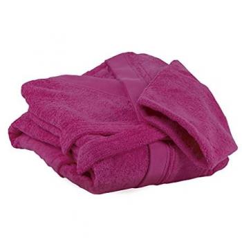 Albornoz Color Fucsia Modelo Primavera 100% Algodón 500 g/m² Tallas Disponibles