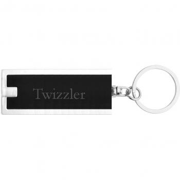 Personalisierte LED-Taschenlampe mit Schlüsselanhänger mit Aufschrift Twizzler Johnson