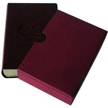 Evangelisches Gesangbuch - Leder/Rot mit Goldschnitt im Schuber