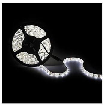 Tira de LEDs VerdeHielo 300 LEDs 40W 4.000Lm CRI85 SMD2835 24VDC IP65 5M - Blanco Frío