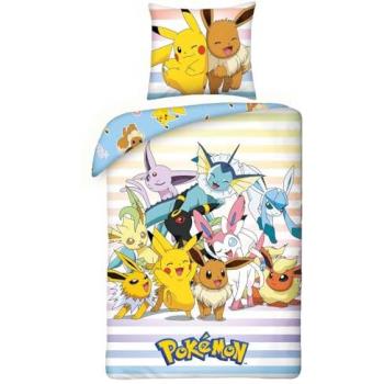 Ensemble de literie Pokémon Évoli & Amis 140 x 200 cm