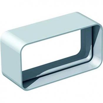 Manchon extra-plat pour conduit en PVC rigide - 55 x 110 mm - Unelvent 833647