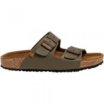 Sandalias Ne50 Vegano Verde Oscuro El Naturalista