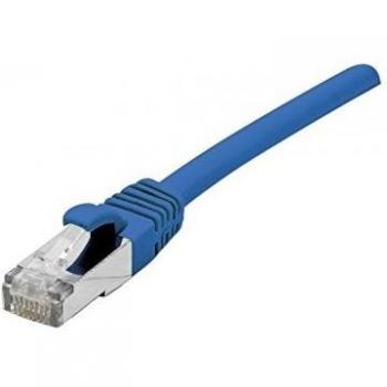 Patchkabel CAT. 6, F/UTP, PoE, halogenfrei, blau, 25,0 m Geschirmtes Patchkabel mit Rastnasenschutz (854401)