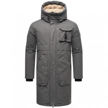 Cyriaan XX Gran Abrigo de Invierno Gris – Stone Harbour