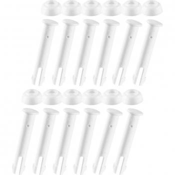 Pool Joint Pins Replacement Parts - 12/24pcs with Extra Rubber Seals (2.16/2.36 inch)